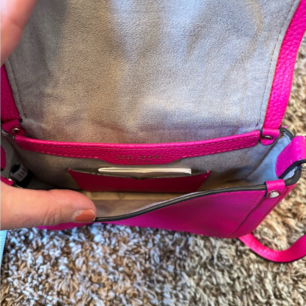 Kate Spade Vibrant Pink Crossbody Bag - Picture 4 of 6